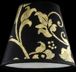 pvc gold leaf black