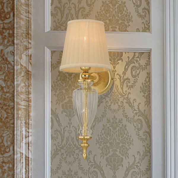 101 AP 1 gold leaf crystal organdy beige shade view1 cat