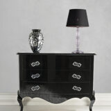 101 LG chrome crystal fabric black shade view1 cat