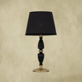 101 LG gold leaf black fabric black shade view1