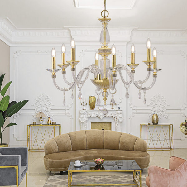 102 CH 8 gold leaf crystal view1