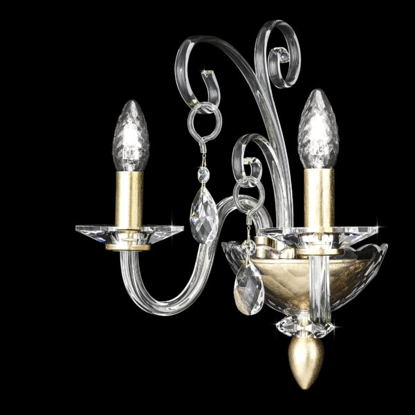 120 AP 2 gold leaf crystal view1 Contessa GrandoLuce