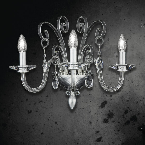 120 AP 3 silver leaf crystal view1 Contessa GrandoLuce