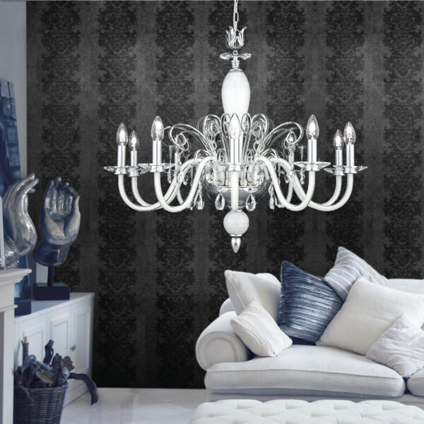 120 CH 10 chrome white view1 Contessa GrandoLuce