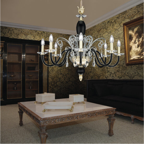 120 CH 8 gold leaf black view1 Contessa GrandoLuce