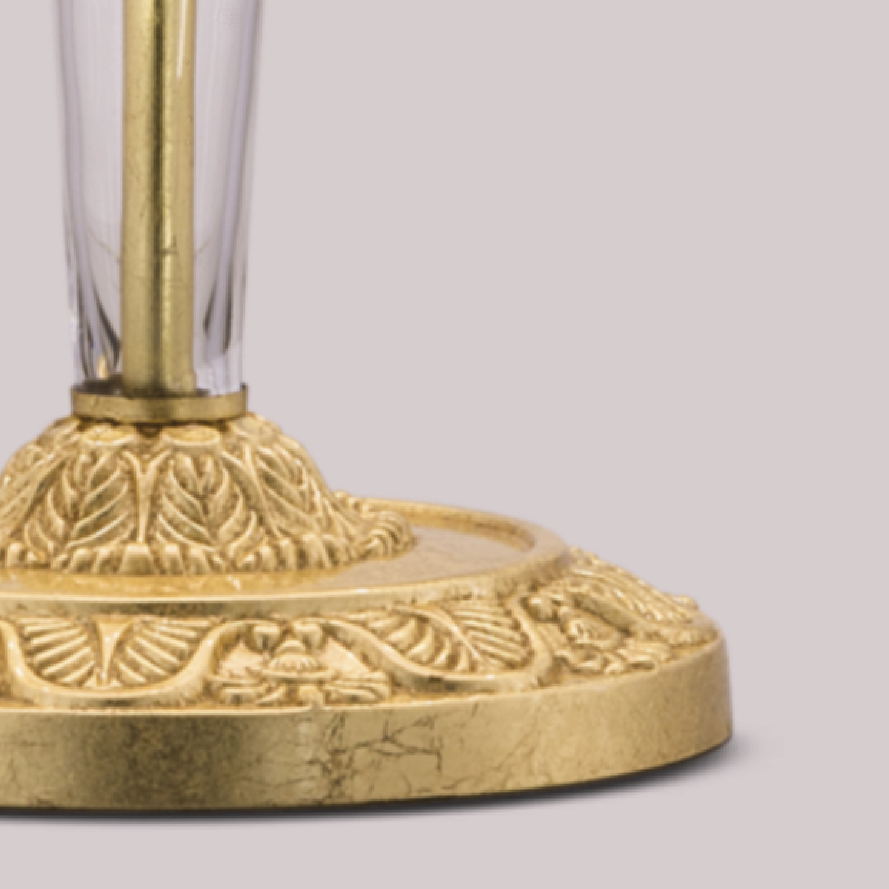 120 LG gold leaf crystal fabric ivory shade macro2 Contessa GrandoLuce