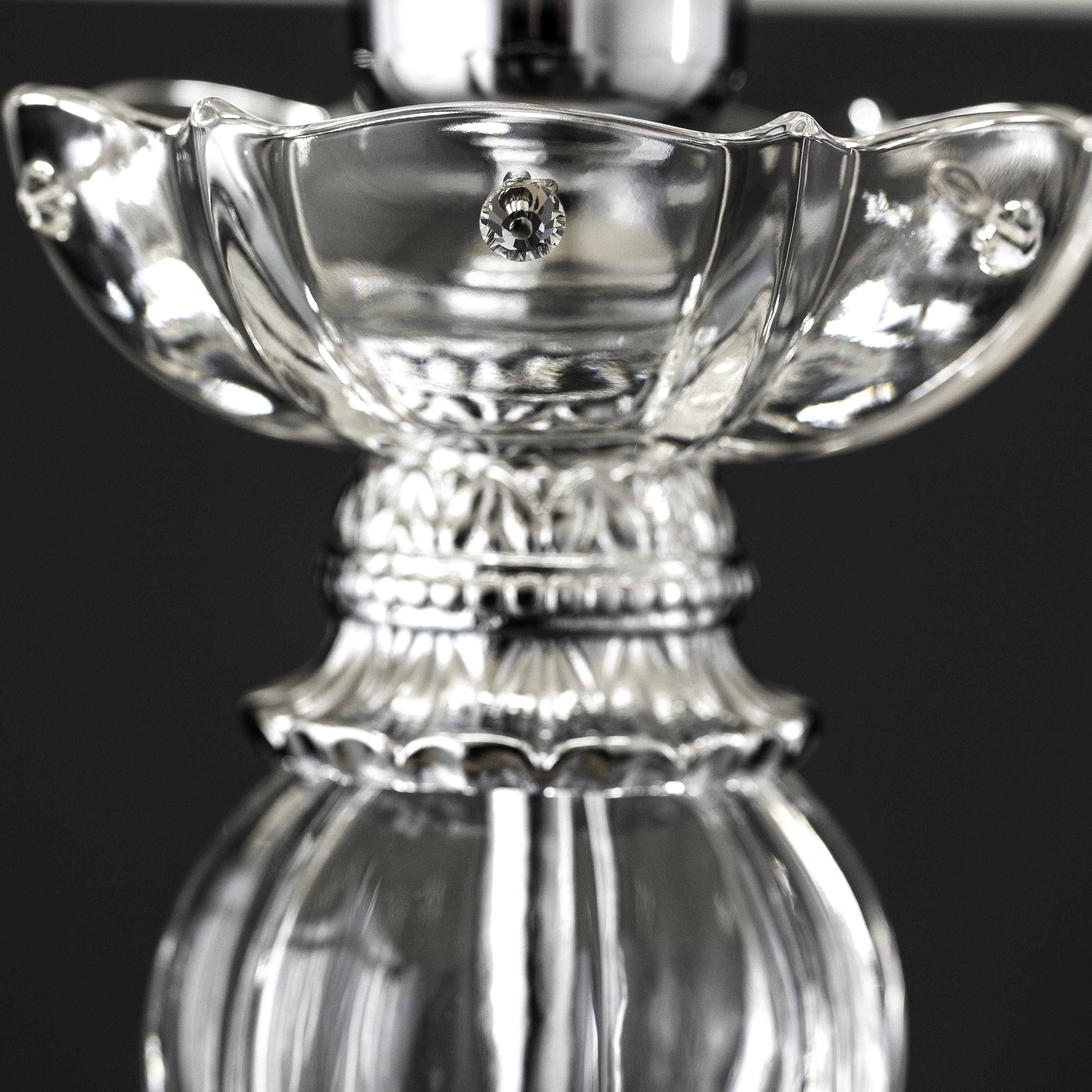 125 LG chrome crystal pvc damasco shade macro2 square Elizabeth GrandoLuce