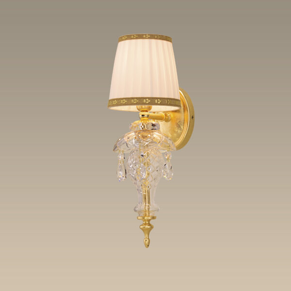 104 AP 1 gold leaf crystal fabric ivory shade view2