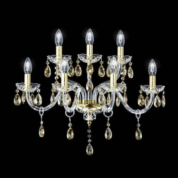 104 AP 7 gold leaf crystal view2 Olympia GrandoLuce