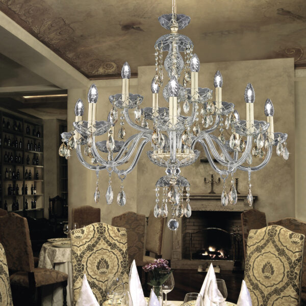 104 CH 12 gold leaf crystal view1 Olympia GrandoLuce