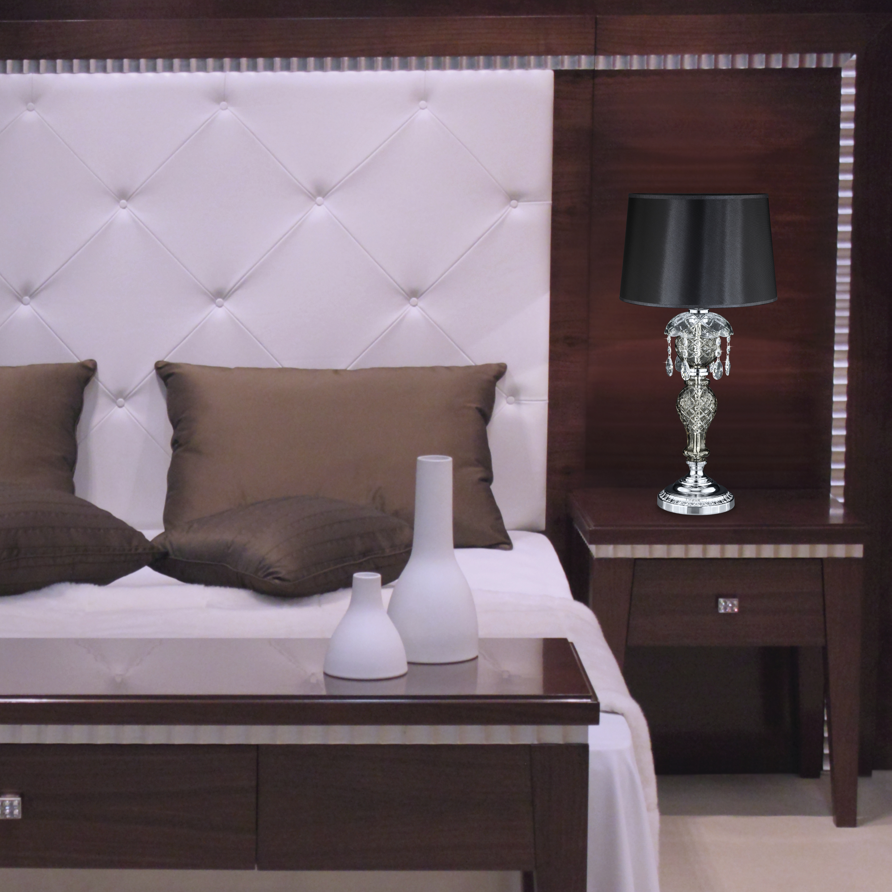 104_LM_chrome_golden_teak_pvc_brown_shade_view1_Olympia_GrandoLuce 104 LM chrome golden teak pvc brown shade view1 Olympia GrandoLuce