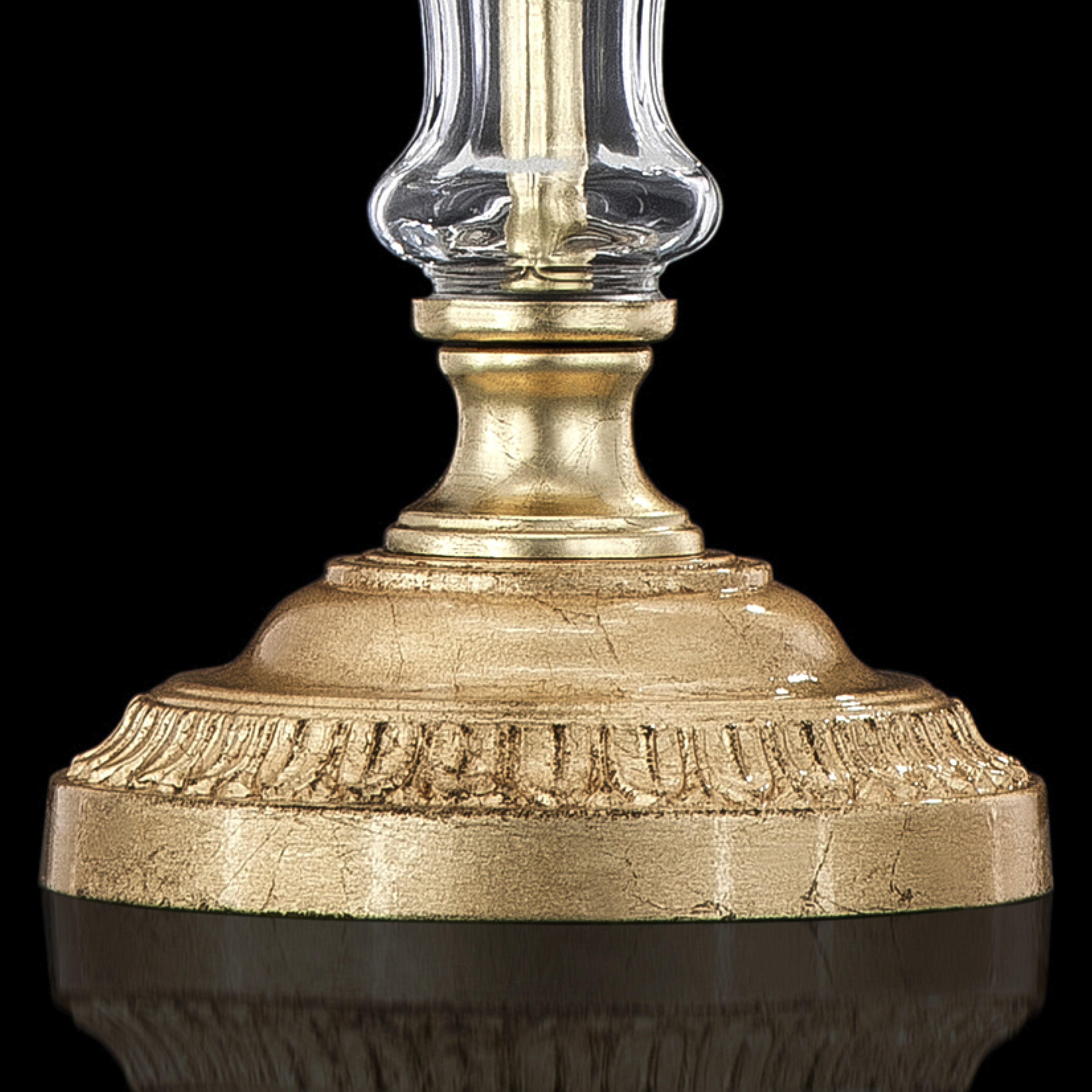 104_LM_gold_leaf_crystal_pvc_white_gold_shade_macro2_Olympia_GrandoLuce 104 LM gold leaf crystal pvc white gold shade macro2 Olympia GrandoLuce