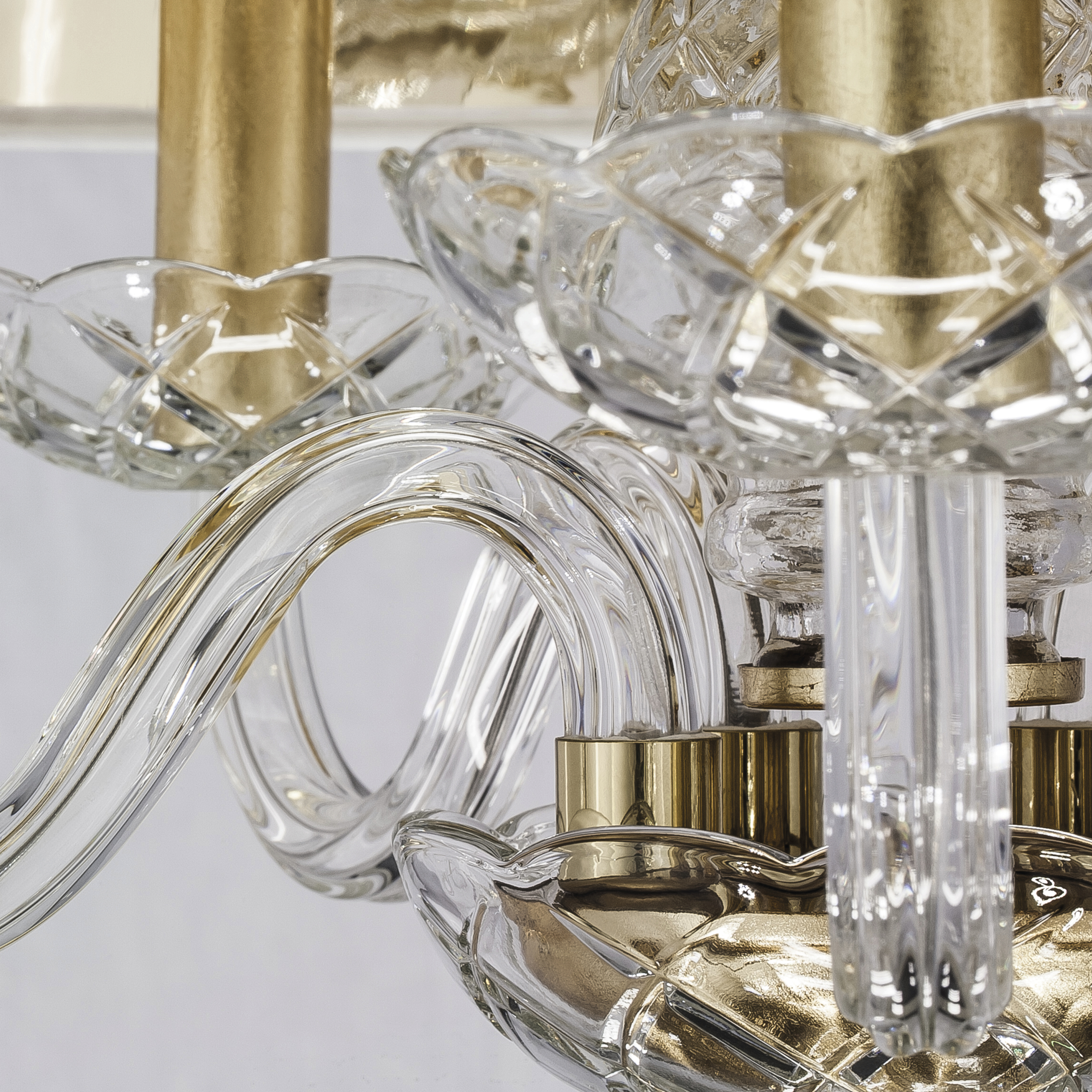 104 SP 5 gold leaf crystal pvc white gold shade macro3 Olympia GrandoLuce