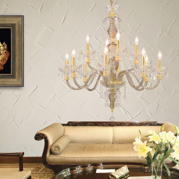 105 CH 12 gold leaf golden teak view1 cat Mirsini GrandoLuce