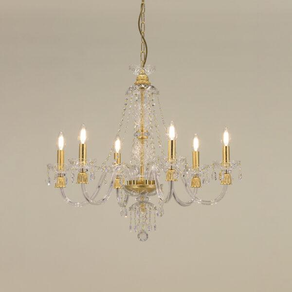 105 CH 6 gold leaf crystal view2 Mirsini GrandoLuce