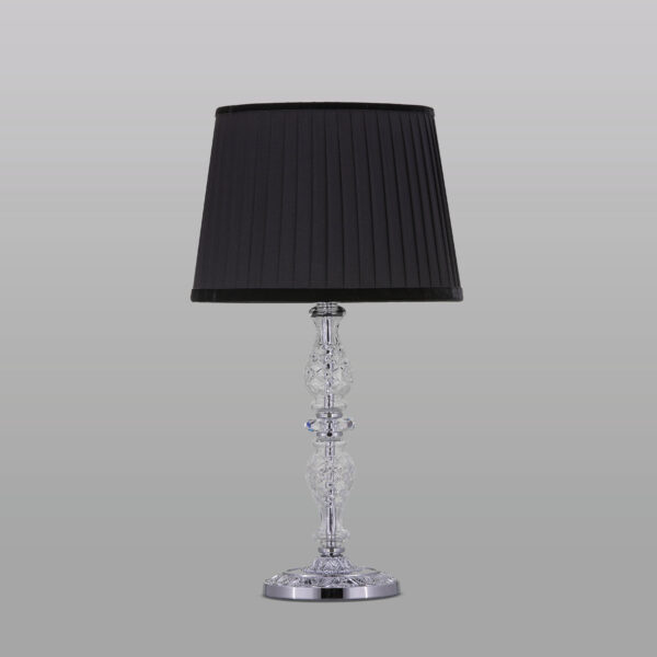 105 LM chrome crystal fabric black shade view1 Mirsini GrandoLuce