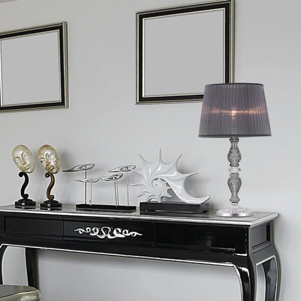 105 LM silver leaf graphite organdy graphite shade view2 cat Mirsini GrandoLuce