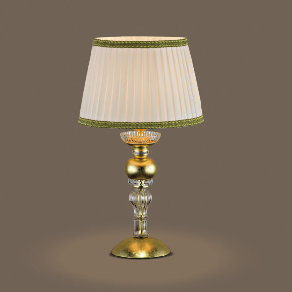 108 LM gold leaf crystal fabric beige shade view1 Juliana GrandoLuce