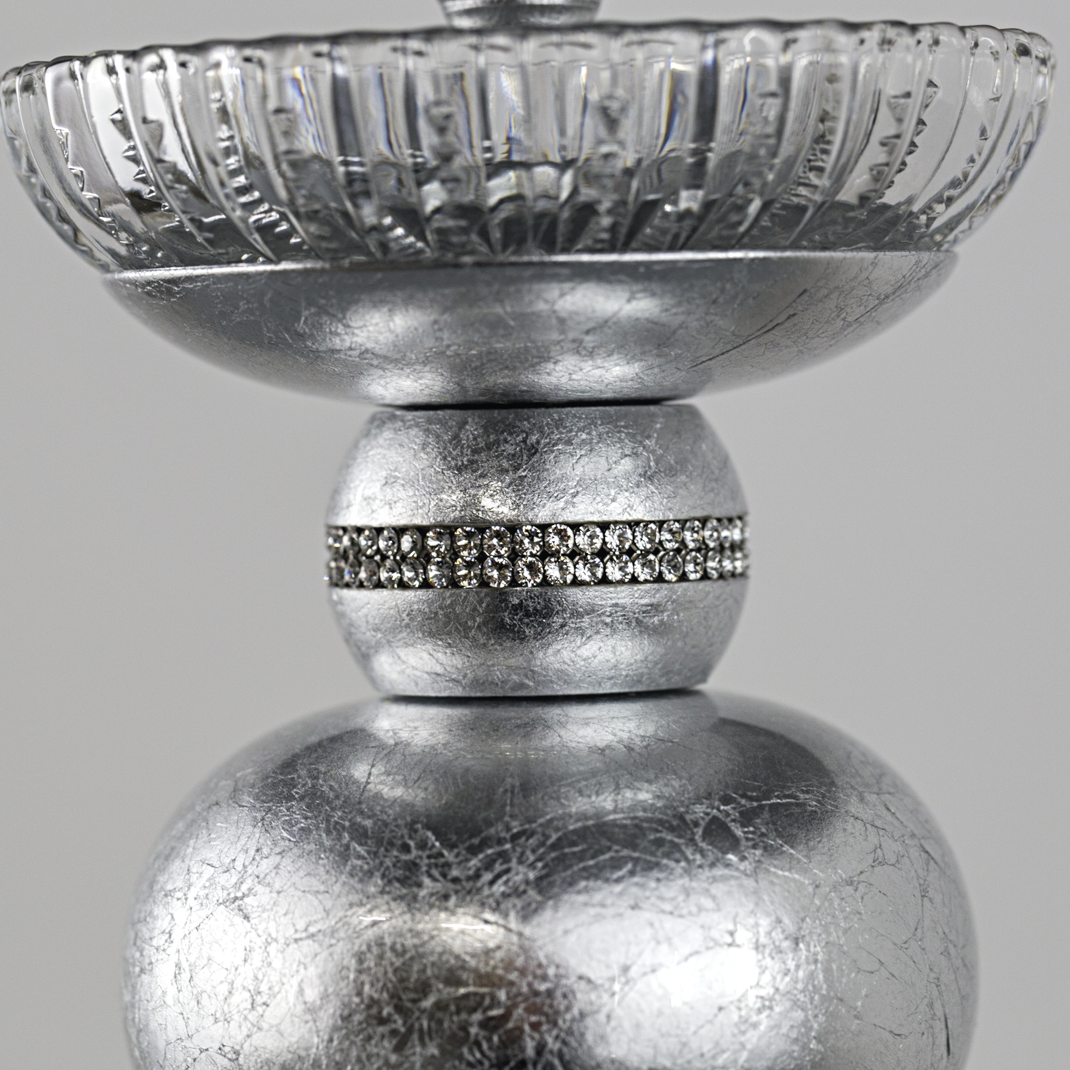 108 LM silver leaf crystal organdy graphite shade macro3 square Juliana GrandoLuce