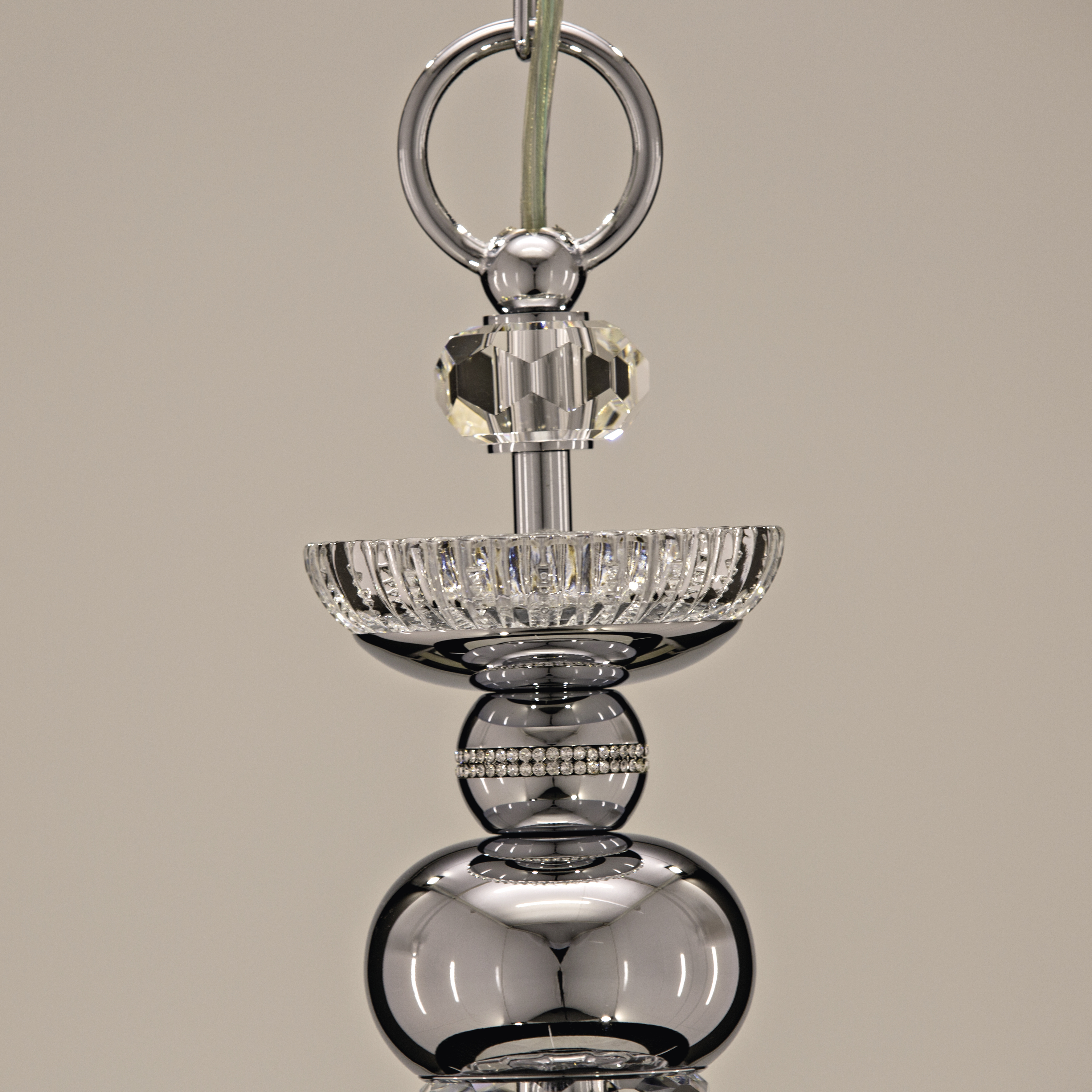 108 SG 6 chrome crystal fabric black shade macro2 square Juliana GrandoLuce