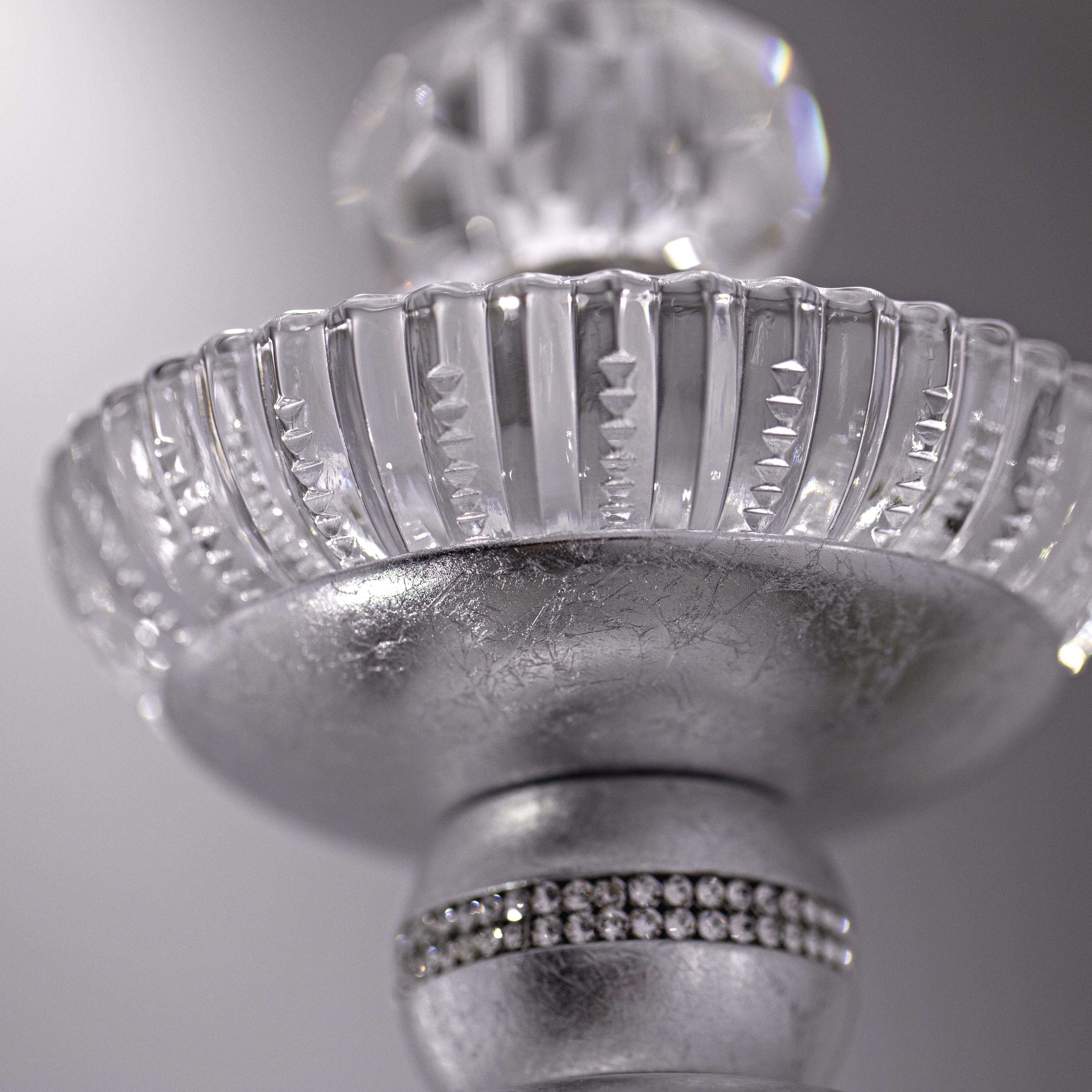 108 SG silver leaf crystal organdy brown shade macro2 square Juliana GrandoLuce