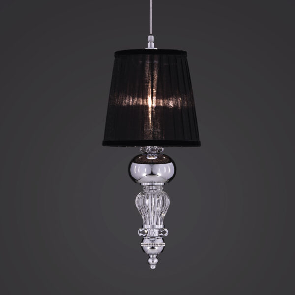 108 S 1 chrome crystal organdy black shade view2 Juliana GrandoLuce