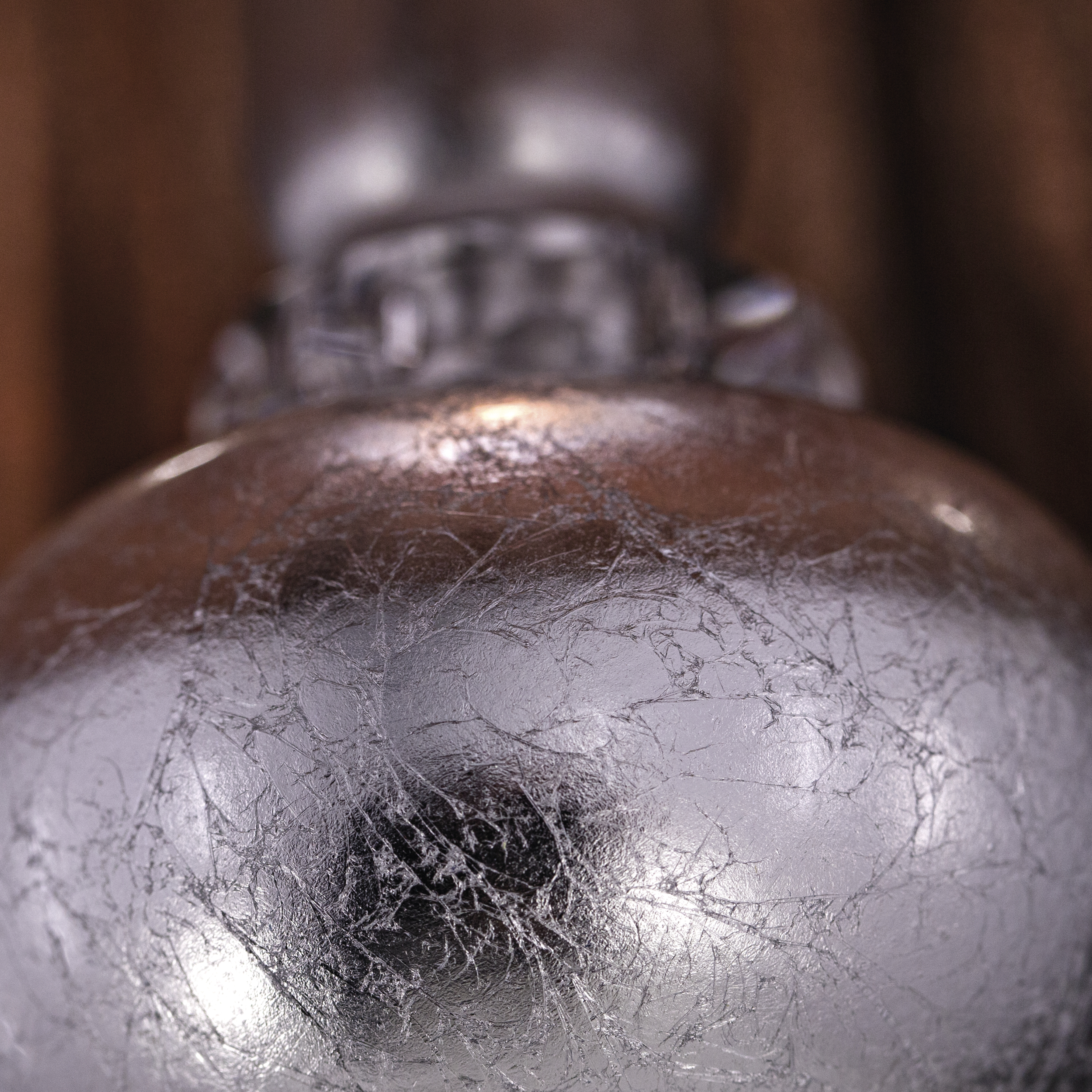 108 S 1 silver leaf crystal organdy brown shade macro2 square Juliana GrandoLuce