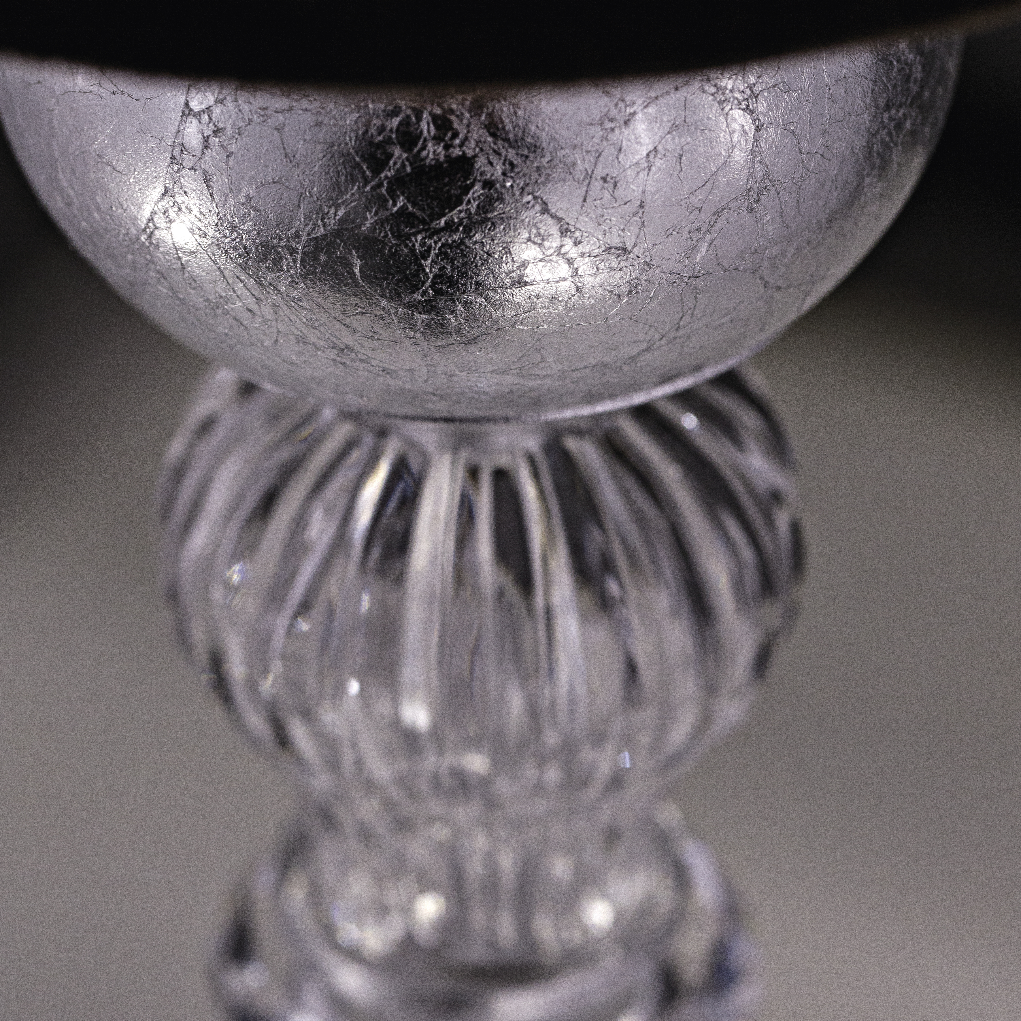 108 S 1 silver leaf crystal organdy brown shade macro3 square Juliana GrandoLuce