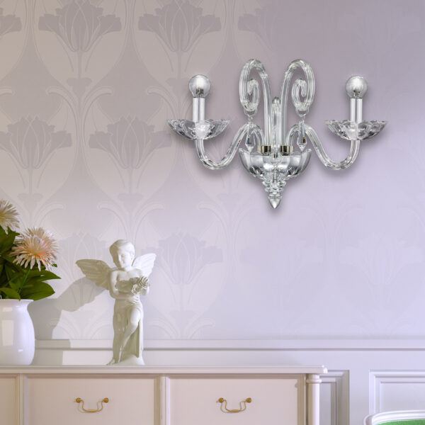 122 AP 2 silver leaf crystal view1 Venere GrandoLuce