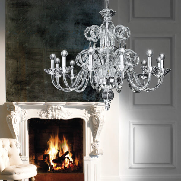 122 CH 12 silver leaf crystal view1 Venere GrandoLuce