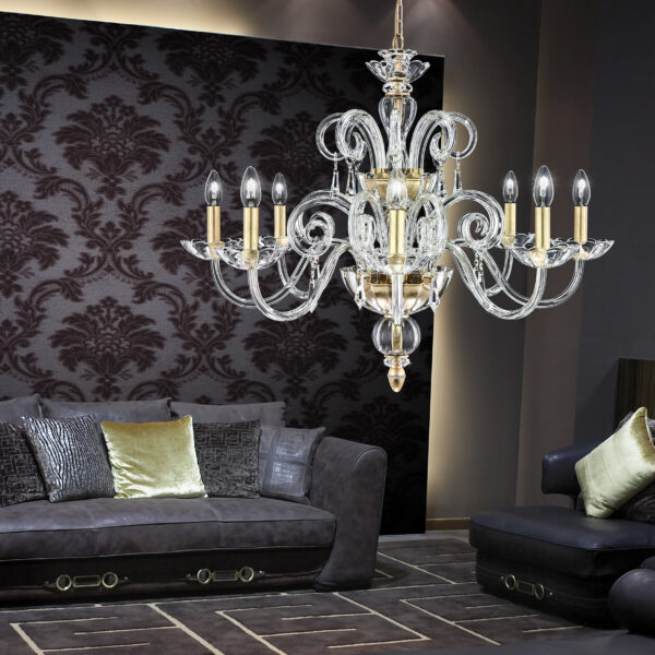 122 CH 8 goldleaf crystal view1 Venere GrandoLuce