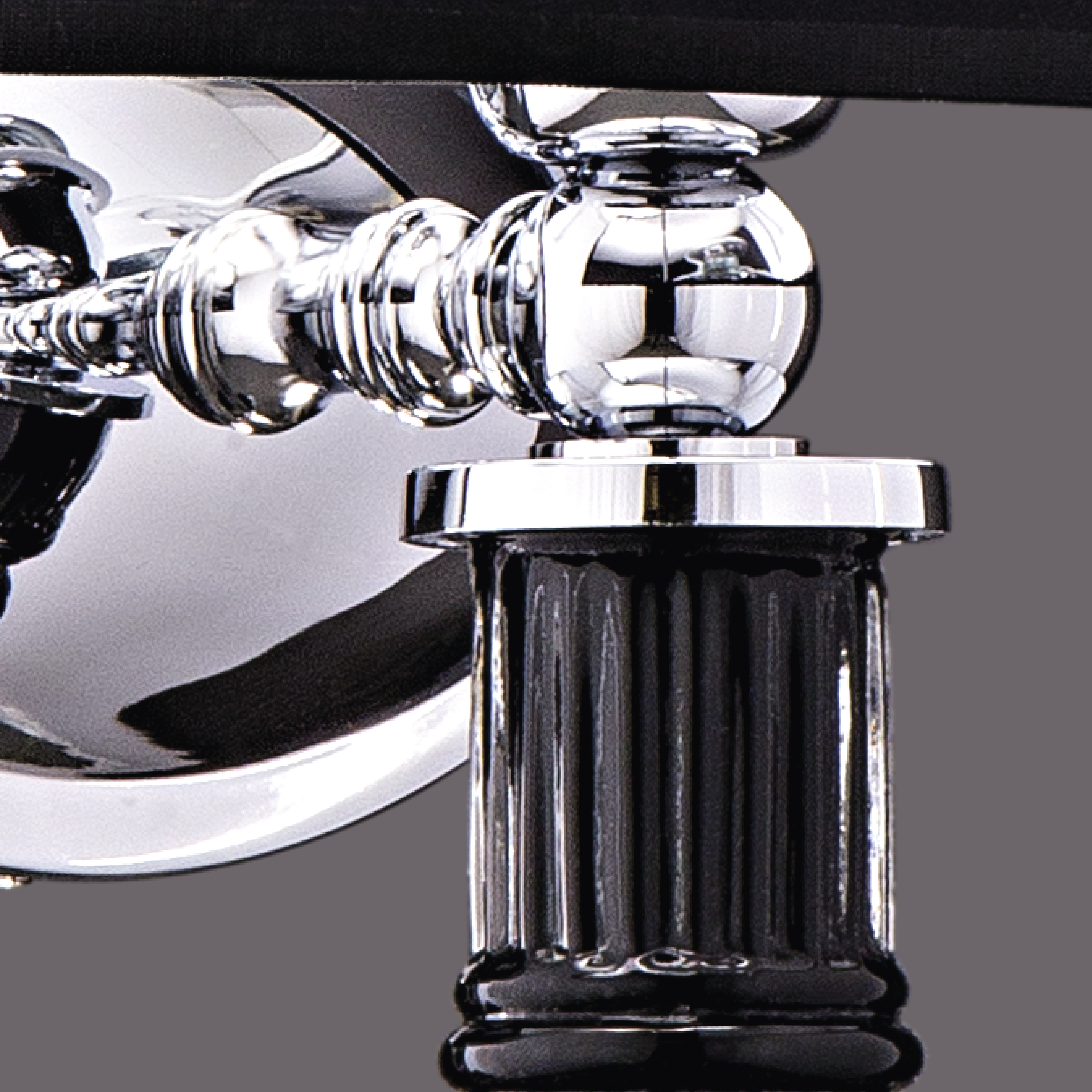 109 AP 1 chrome black pvc black chrome shade macro1 square Dafne GrandoLuce