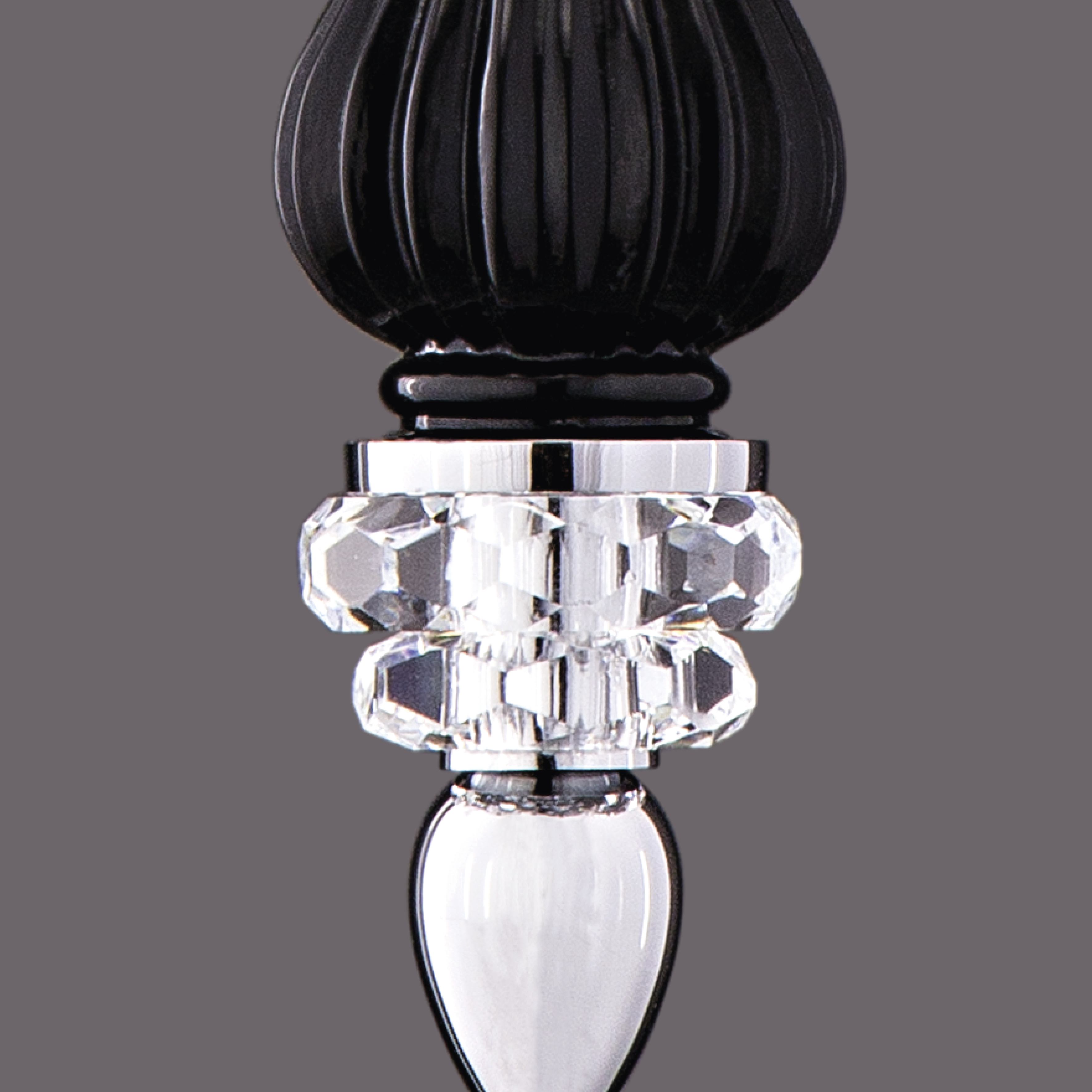 109 AP 1 chrome black pvc black chrome shade macro2 square Dafne GrandoLuce