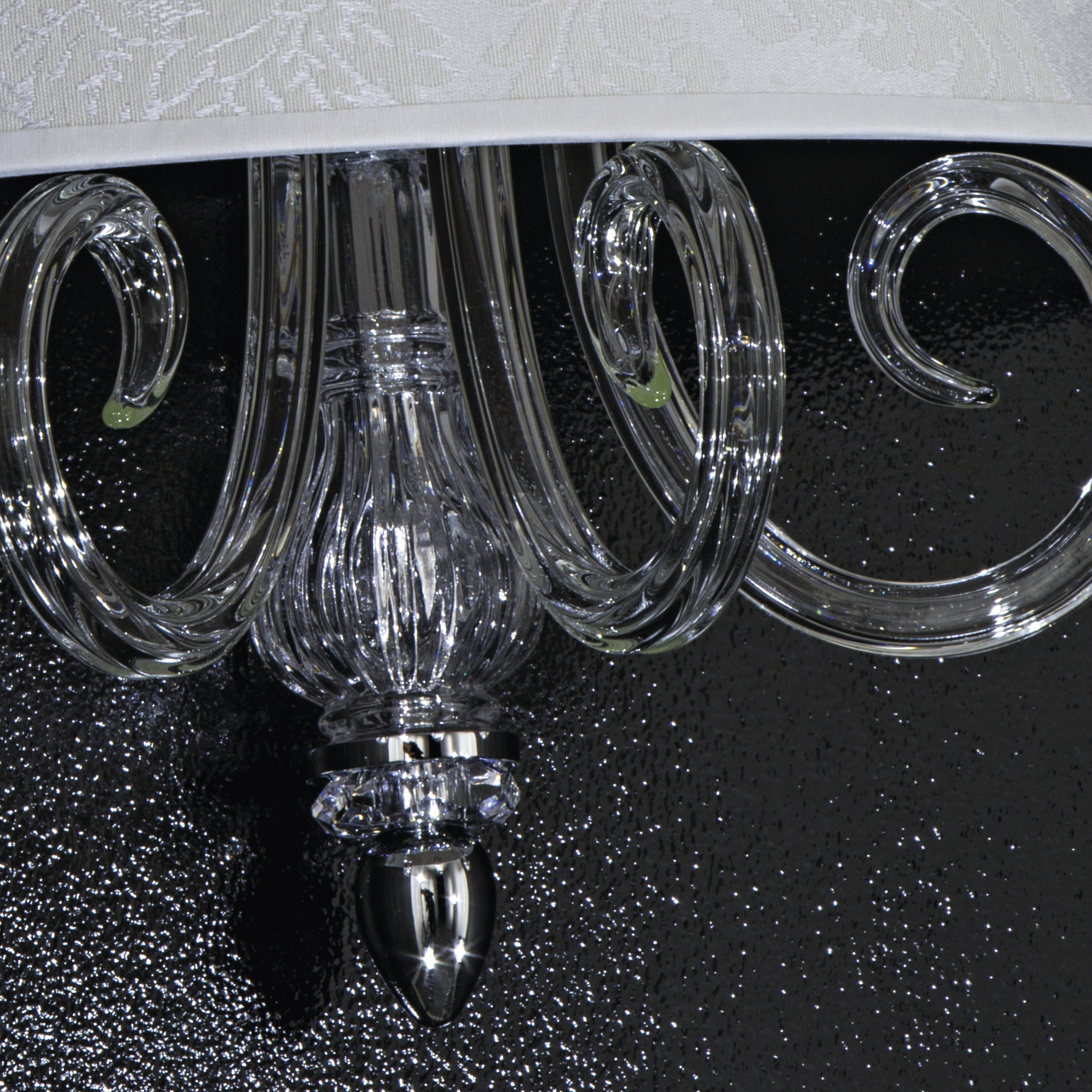 109 AP 3 chrome crystal pvc damasco shade macro1 square Dafne GrandoLuce