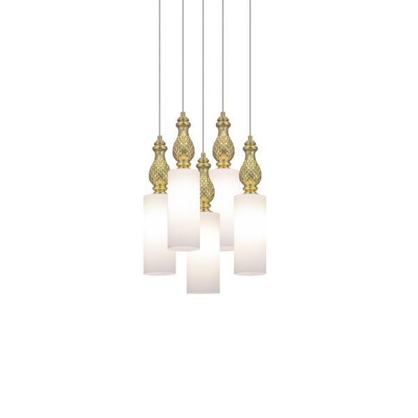 111 SPL 5 gold leaf white view1 Nefeli GrandoLuce