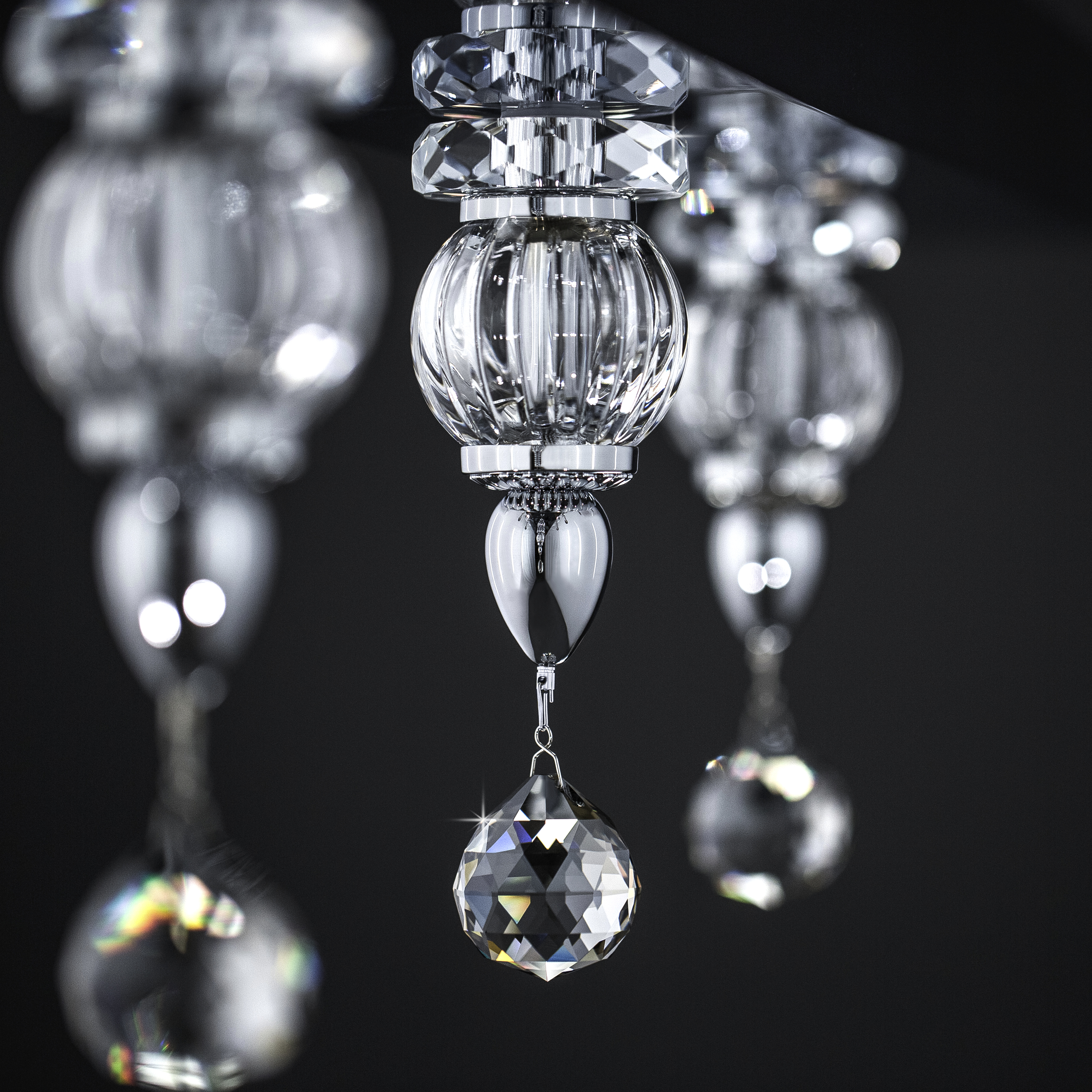 112 RL 10 chrome crystal pvc black chrome shade macro3 Leonie GrandoLuce