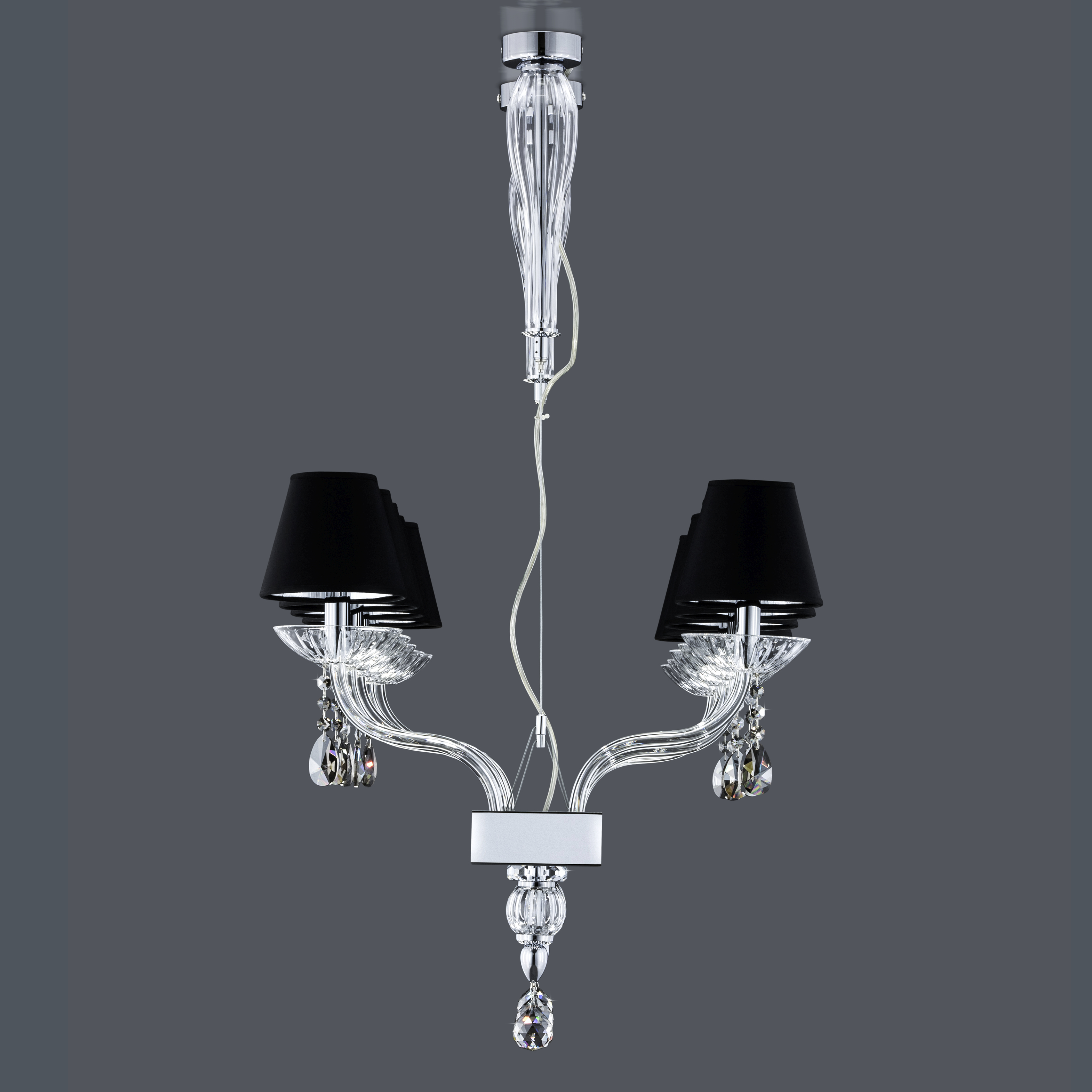 112 RL 10 chrome crystal pvc black chrome shade view3 Leonie GrandoLuce