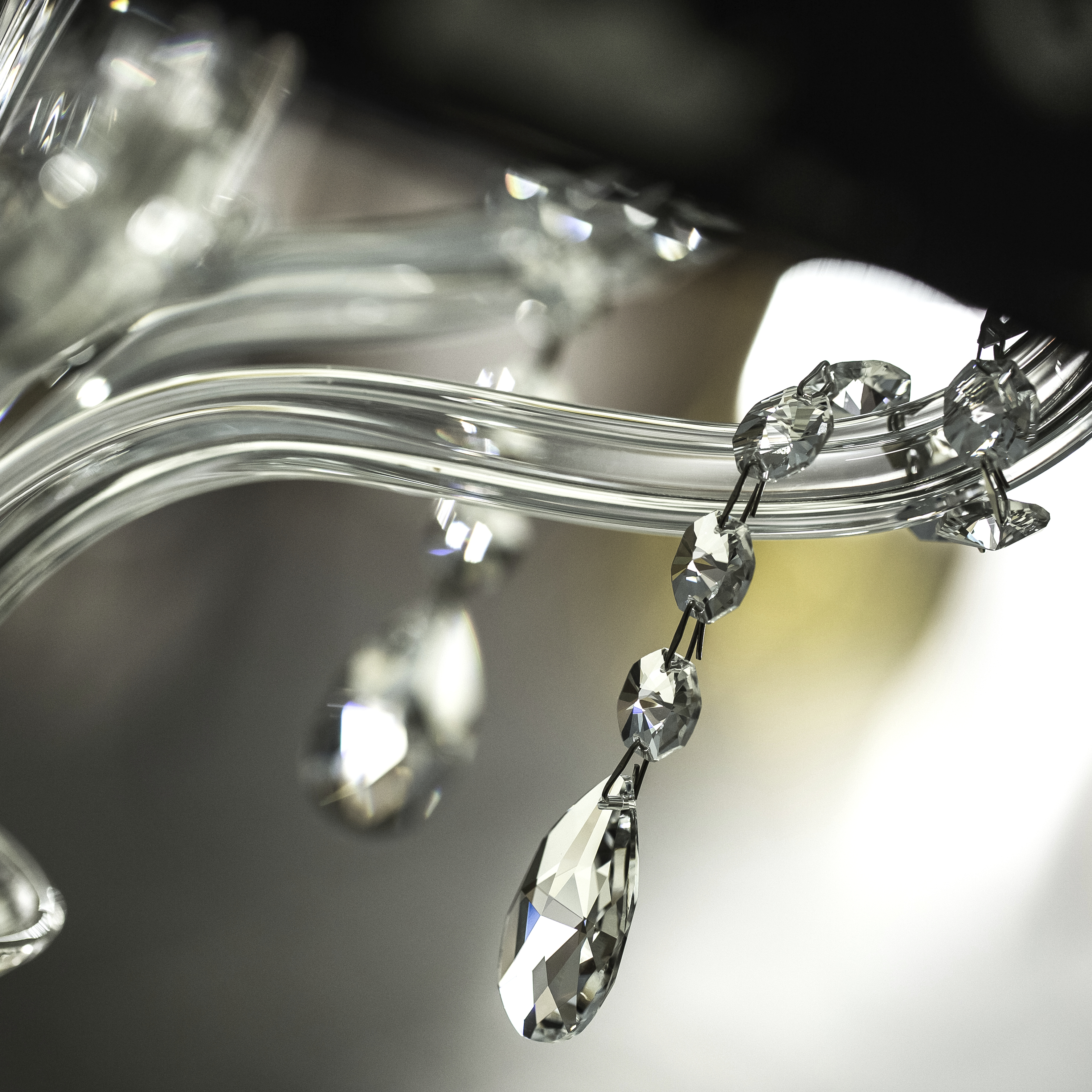 112 SP chrome crystal pvc silver leaf black shade macro1 Leonie GrandoLuce