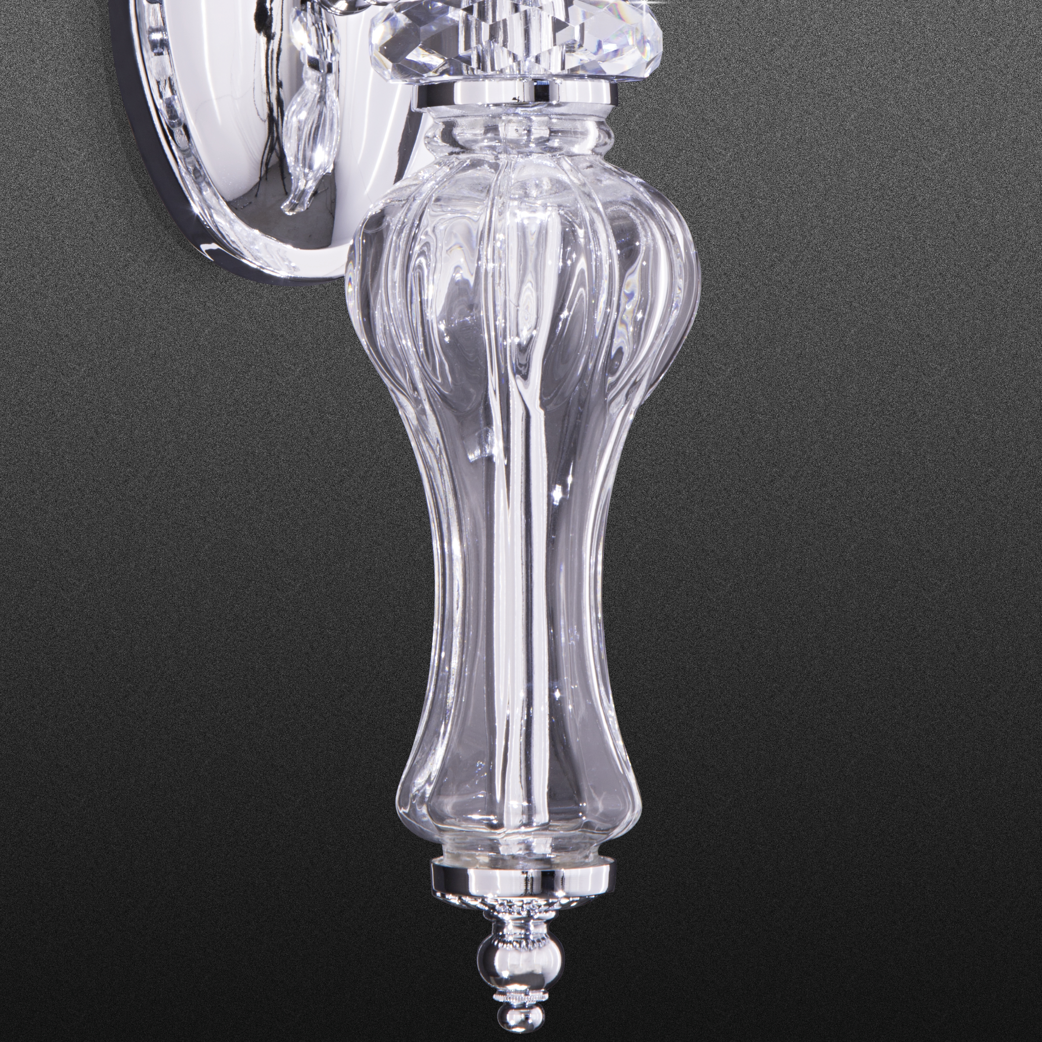 114 AP 1 chrome crystal pvc black chrome shade macro2 Reina GrandoLuce