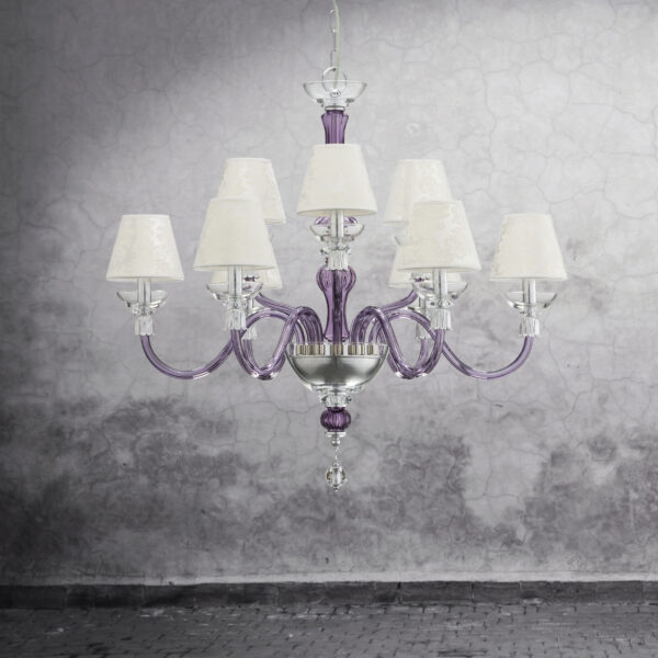 114 CH 9 silver leaf lilac view1 Reina GrandoLuce