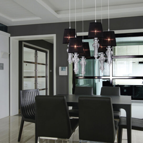 114 SPL 6 chrome crystal organdy black shade view1 Reina GrandoLuce