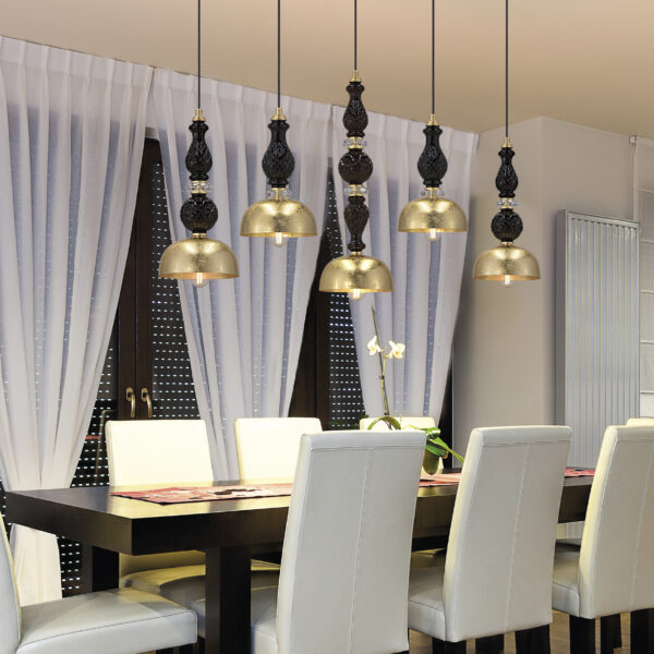 117 RL 5 gold leaf black cat Ifigenia GrandoLuce