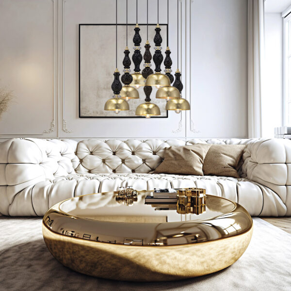 117 SPL 7 gold leaf black cat Ifigenia GrandoLuce