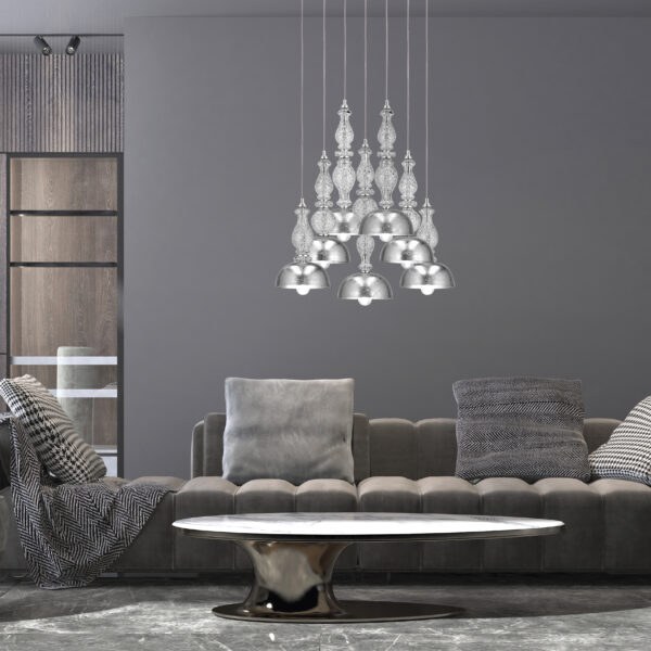 117 SPL 7 silver leaf crystal cat Ifigenia GrandoLuce