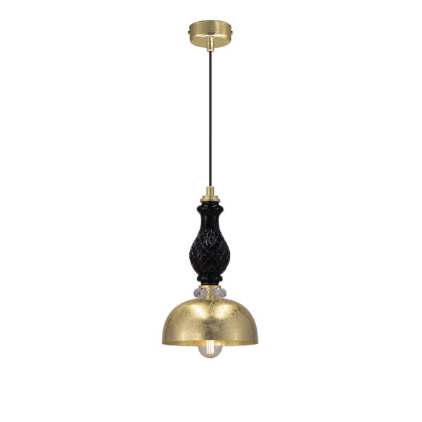 117 S 1 gold leaf black view1 Ifigenia GrandoLuce