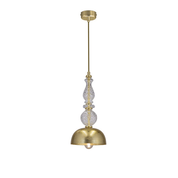 117 S 2 gold leaf crystal view1 Ifigenia GrandoLuce