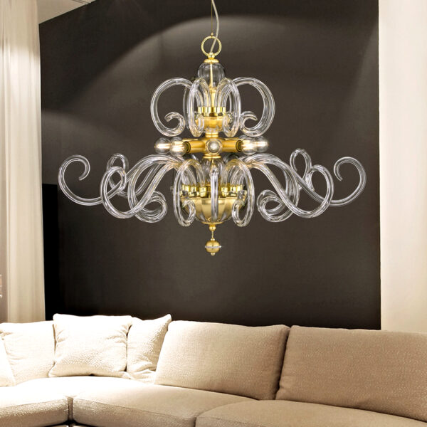 119 SG gold leaf crystal view1 Amadeus GrandoLuce