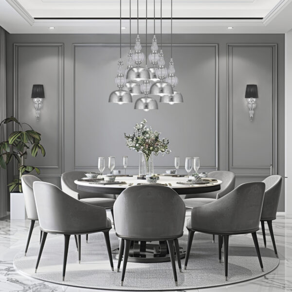 116 SPL 7 silver leaf crystal int Roza GrandoLuce