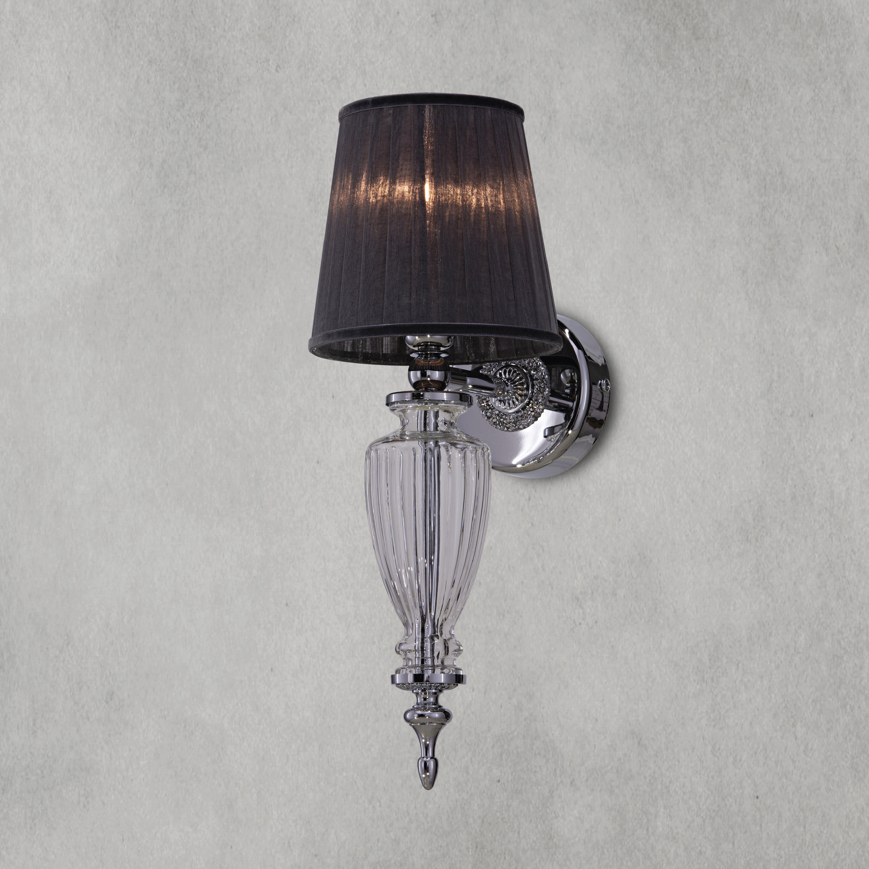 101_AP_1_chrome_crystal_organdy_graphite_shade_view2 101 AP 1 chrome crystal organdy graphite shade view2
